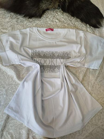 Футболка Liza Brend 1116-3 white - делук