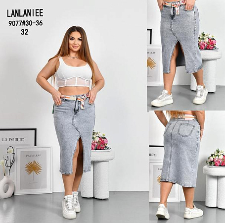 Юбка Lolo Blues 9077 l.grey - делук