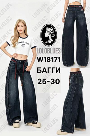 Джинсы Lolo Blues W18171 navy - делук