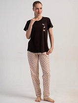 Пижама Trikotag T603 brown - делук