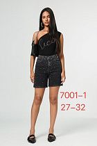 Шорты Newjeans 7001-1 black - делук