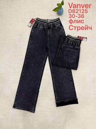 Джинсы Vanver D82125 black - делук