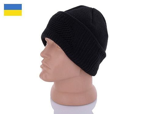 Шапка Kindzer Clothes L1-5 black (шапка-балаклава) - делук