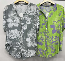 Рубашка Style Nadezhda 36955 green - делук