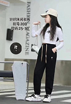 Штаны Спорт Farbique 208 black - делук