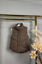 Жилетка Delfinka L118 brown - делук