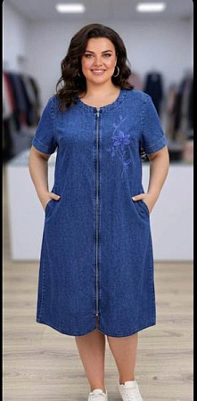 Халат Julia JL1222 blue - делук