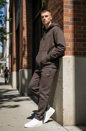 Костюм Спорт Newe Esto NE264 brown - делук