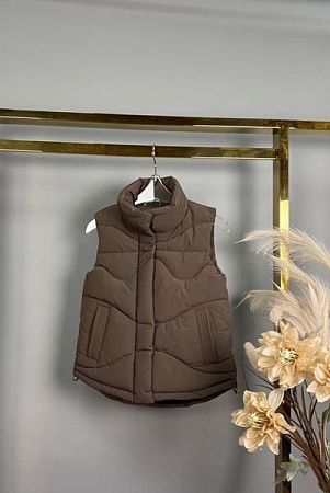 Жилетка Delfinka L118 brown - делук