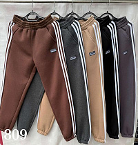 Штаны Спорт Shon S1625 d.grey - делук