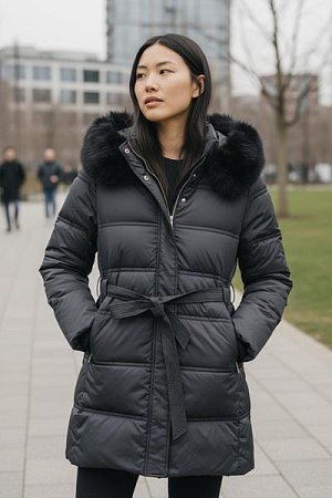 Куртка Dknsel 76716 black - делук