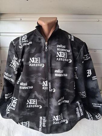 Кофта Спорт Panda 2037 black - делук