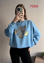 Свитер Fsn 7066 l.blue - делук