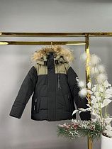 Куртка Delfinka A593 black-green - делук