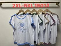 Футболка Desselil 1501 white-yellow - делук