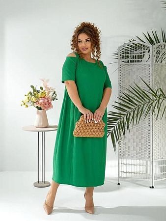 Платье Arina 2422 green - делук