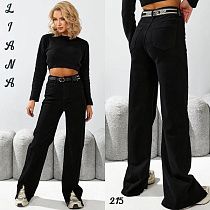 Джинсы Beki 215 black - делук