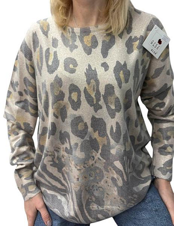 Свитер Levisha 25242 beige - делук