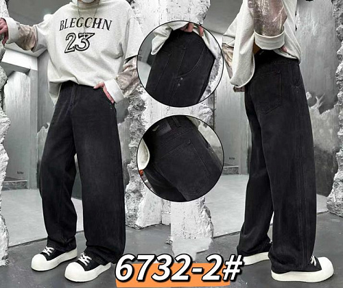 Джинсы God Baron 6732-2 black - делук