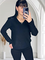 Свитер Levisha 25416 black - делук