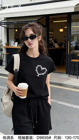 Костюм Fashion Kids D9655 black - делук