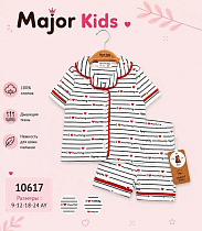Костюм Major Kids 10617 white-red - делук