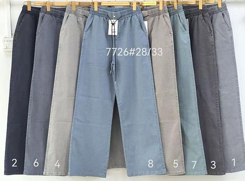 Штаны Immei 7726-8 l.blue - делук