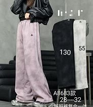 Штаны Спорт Farbique A8683 pink - делук