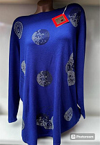 Свитер Elena&Vika 24049 blue - делук