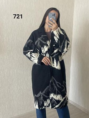 Пальто Fsn 721 black - делук