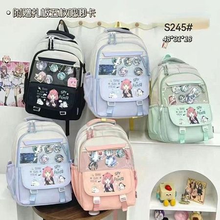 Рюкзак Candy Bags S245 black - делук