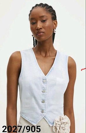Жилетка Jeans Style 2027-905 l.blue - делук