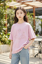 Футболка Delfinka 3309 pink - делук
