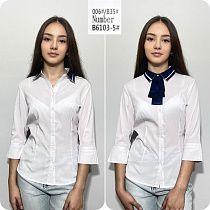 Блузка Base B6102-5 white - делук