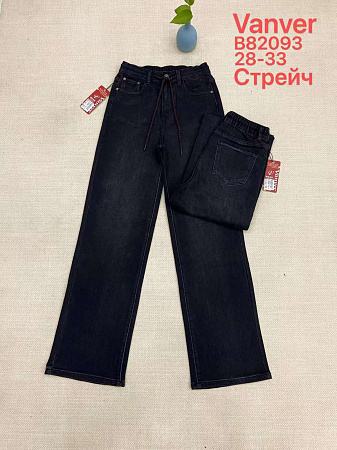 Джинсы Vanver B82093 black - делук