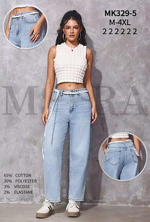 Джинсы Miss Kurry MK329-5 l.blue - делук