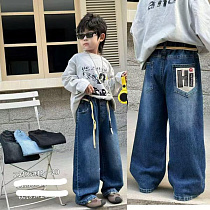 Джинсы Fashion Kids 22185 d.grey - делук