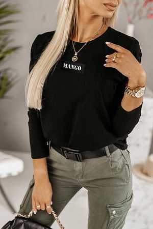 Свитер Lora LR1096 black - делук