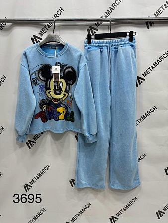 Костюм Спорт Met&March 3695 l.blue - делук