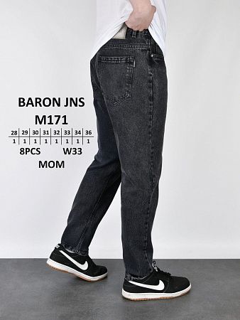 Джинсы God Baron M171 black - делук