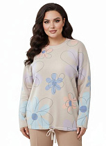 Свитер Elena&Vika 25528 beige - делук