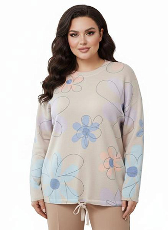 Свитер Elena&Vika 25528 beige - делук