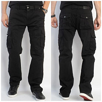Штаны Maxim Jeans 1672-1 black - делук
