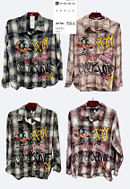 Рубашка Dgmd 735-2 black - делук