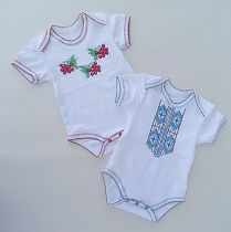 Боди Meloria ML1677 white-crimson - делук