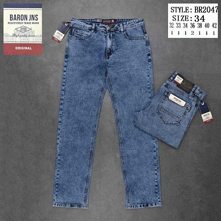 Джинсы God Baron BR2047 blue - делук