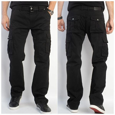 Штаны Maxim Jeans 1672-1 black - делук