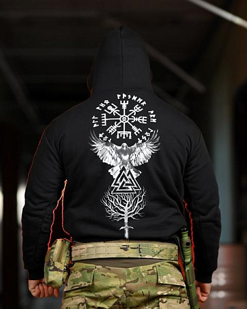 Худи Madoka 1317 black - делук