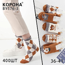 Носки Корона BY576-3 mix - делук