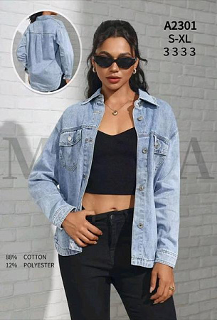 Рубашка Jeans Club A2301 l.blue - делук